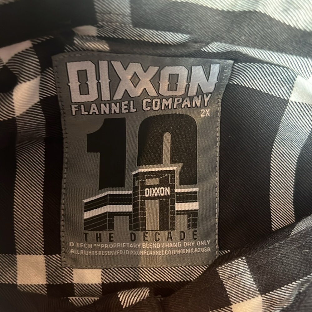 DIXXON FLANNEL - DECADE Flannel Shirt - Men's XXL. No Bag. - Picture 4 of 4